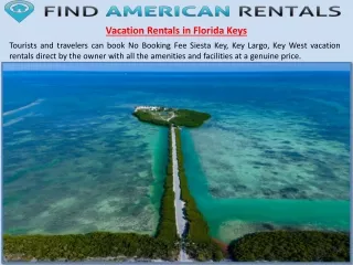 Vacation Rentals in Florida Keys