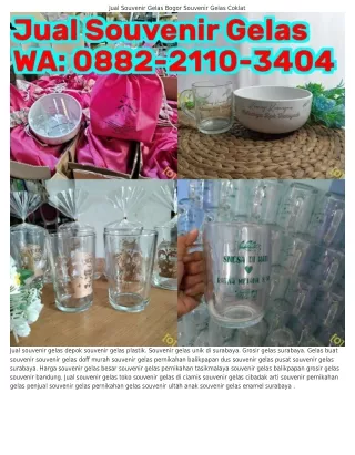 O88ᒿ_ᒿIIO_ЗㄐOㄐ (WA) Souvenir Gelas Kaki Gambar Sablon Souvenir Gelas