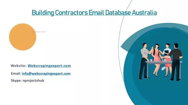 building contractors email database australia