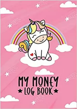 My Money Log Book savings account register book for kids 5 Column Ledger Money