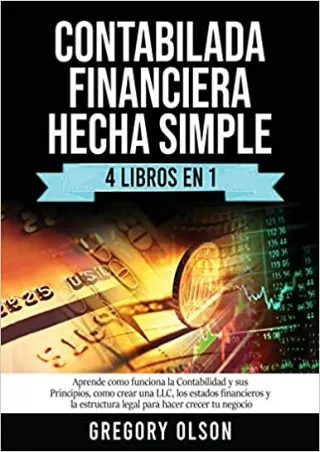Contabilada Financiera Hecha Simple 4 Libros en 1 Aprende como funciona la Contabilidad