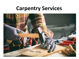 Carpentry Services