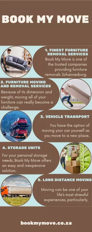 Furniture Removals From JHB To Cape Town