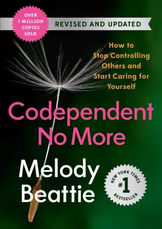 [READ] BOOK Codependent No More: How to Stop Controlling Others and Start C