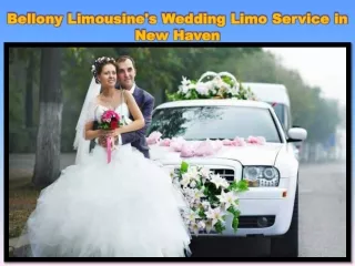 Bellony Limousine's Wedding Limo Service in New Haven