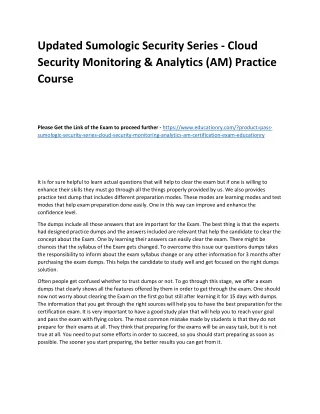 updated sumologic security series cloud security