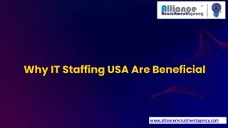_Why IT Staffing USA Are Beneficial