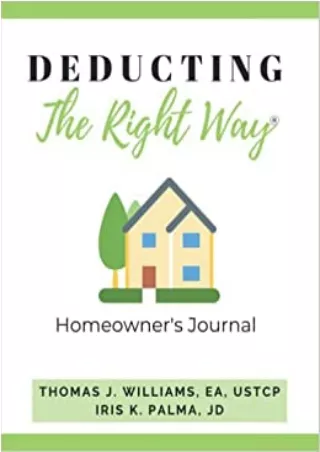 Deducting The Right Way Homeowner s Journal Deducting The Right WayÂ®  Small Business