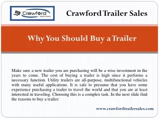 Dump trailer for sale near me - Crawford Trailer Sales
