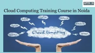 Cloud Computing Course in Noida