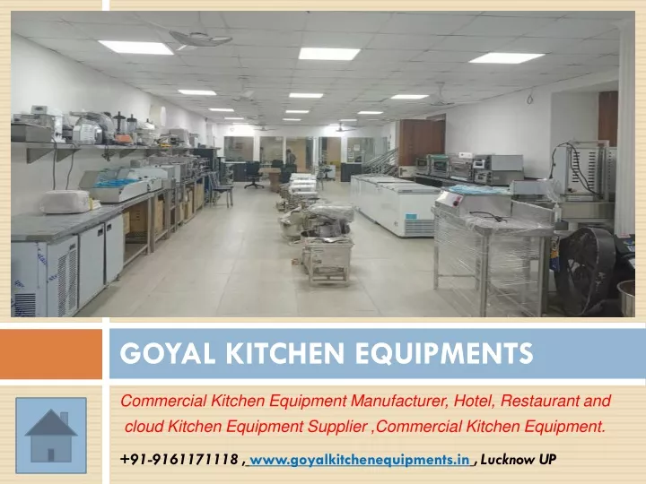 PPT Commercial kitchen equipments manufacturer in Lucknow PowerPoint
