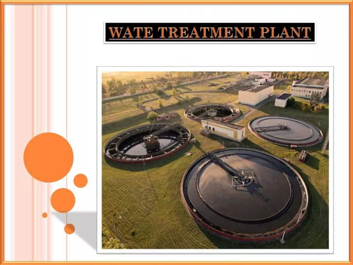 wate treatment plant