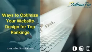 Document - Reason to Optimize Your Website Design for Top Rankings