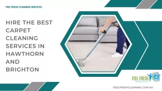 Hire the Best Carpet Cleaning Services in Hawthorn and Brighton
