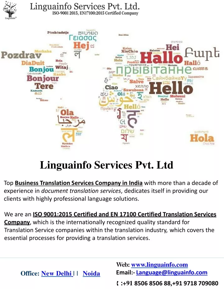 linguainfo services pvt ltd