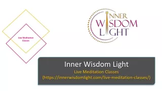 Live Meditation Classes