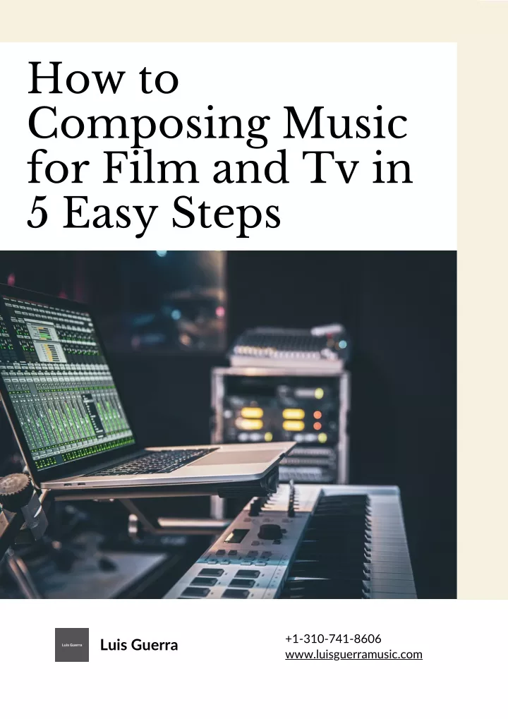 how to composing music for film and tv in 5 easy