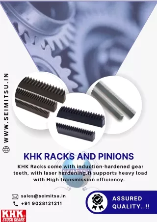 KHK Racks and pinions