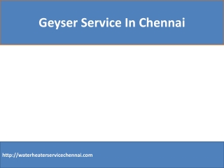 geyser service in chennai