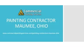 PAINTING CONTRACTOR MAUMEE OHIO