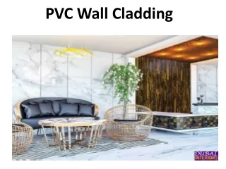 pvc wall cladding
