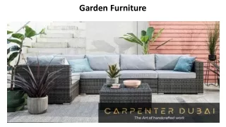 garden furniture