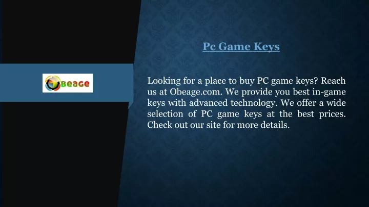 pc game keys