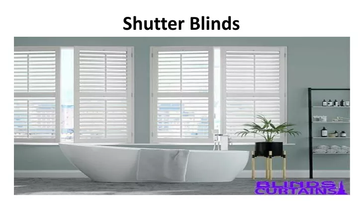 shutter blinds