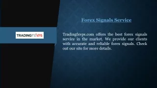 Forex Signals Service | Tradingfxvps.com