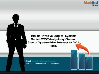 Minimal Invasive Surgical Systems Market Research Report: Forecast (2021-26)