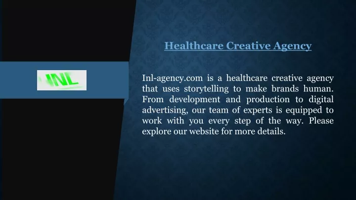 healthcare creative agency