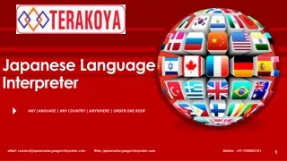 Japanese Language Interpreter - Translation Agency