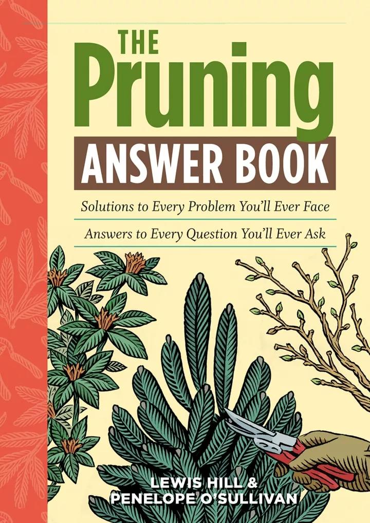the pruning answer book solutions to every