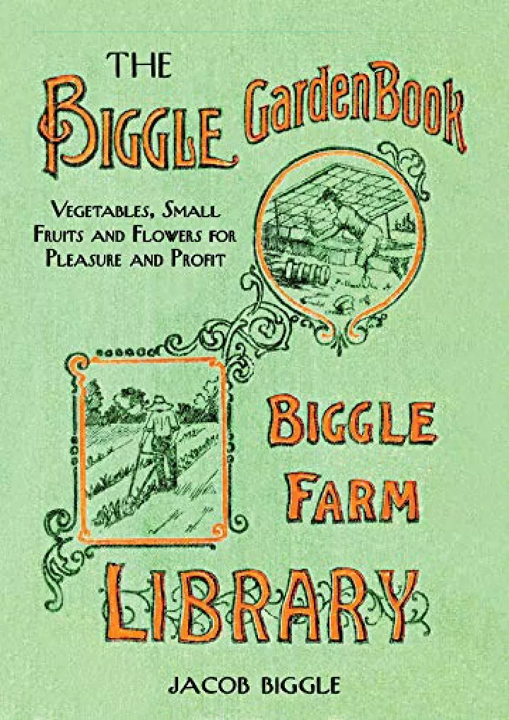 the biggle garden book vegetables small fruits