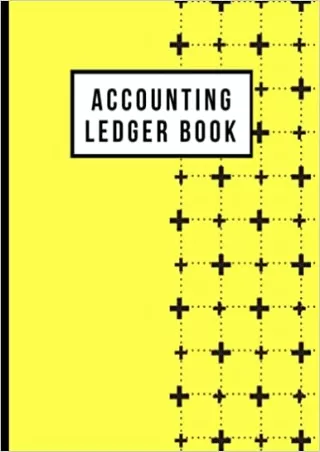 Accounting Ledger Book Business Expense Tracker Notebook for Small Business or Personal