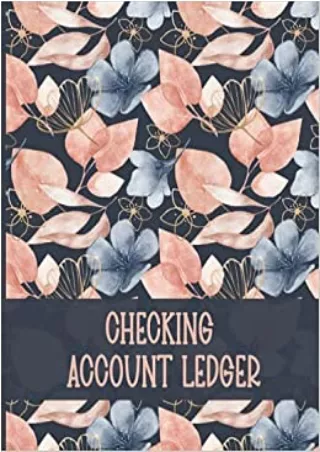 Checking Account Ledger 6 Column Payment Record and Tracker Log Book  Bank Transaction