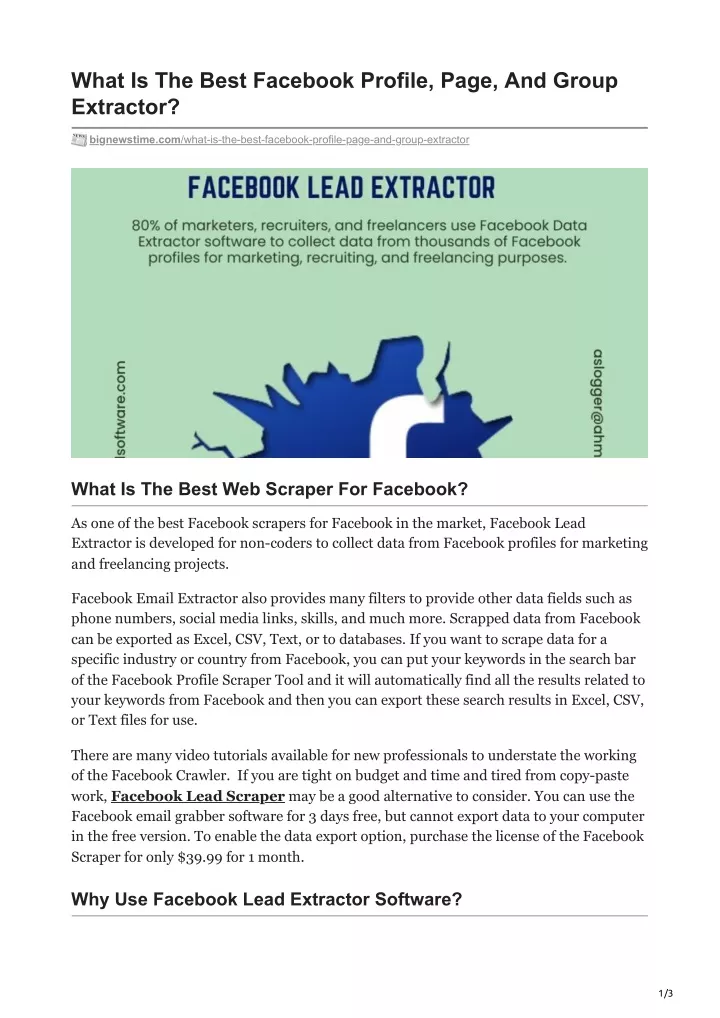 what is the best facebook profile page and group
