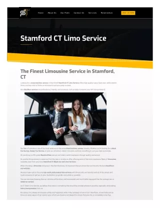 Stamford CT Limo Service