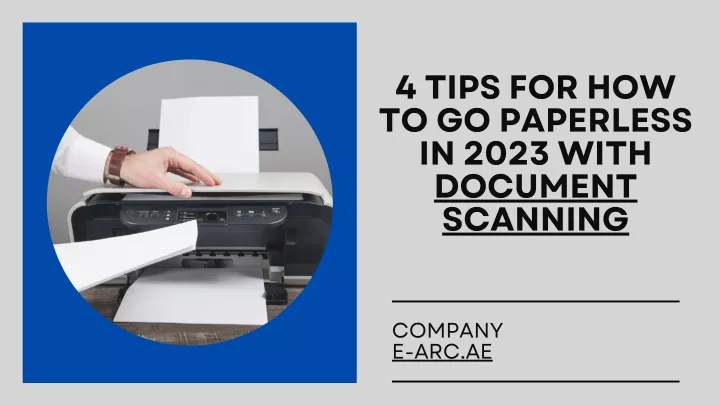 4 tips for how to go paperless in 2023 with