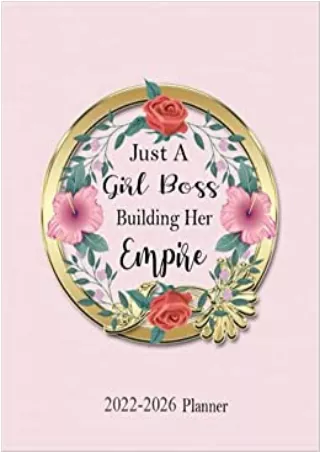 Just A Girl Boss Building Her Empire 2022 2026 Planner 5 Year Monthly Organizer