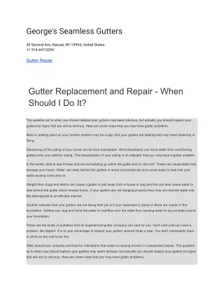 george s seamless gutters