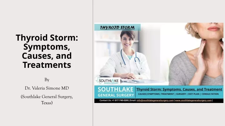 thyroid storm symptoms causes and treatments