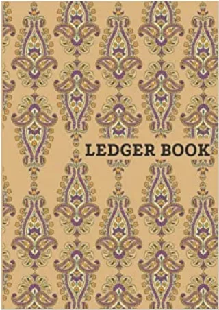 LEDGER BOOK Income  Expense ledger book Accounting Books For Small Business And