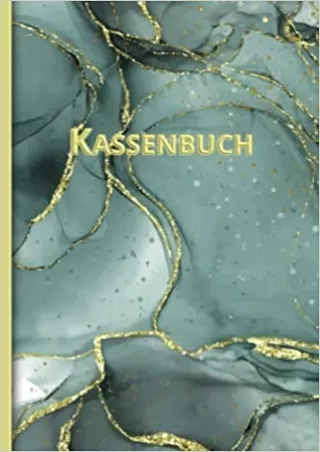 Kassenbuch FÃ¼r Kleinunternehmer Vereine SelbstÃ¤ndige und Private  A5 German