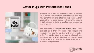 Personalised Coffee Mugs Dubai | Pictofi Dubai