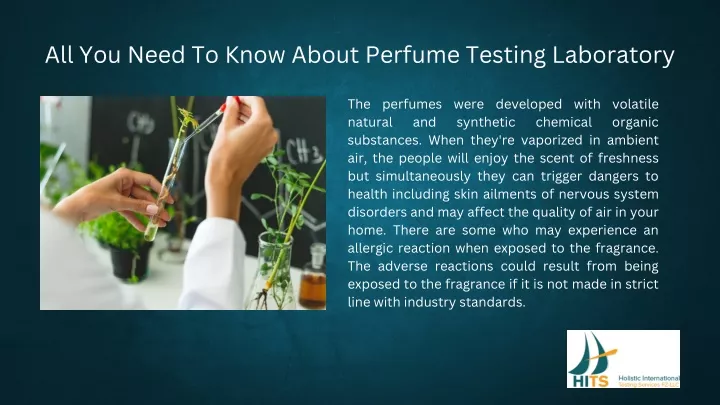 all you need to know about perfume testing