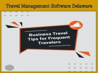 Travel Management Software Delaware