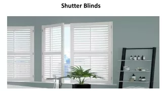 Shutter Blinds