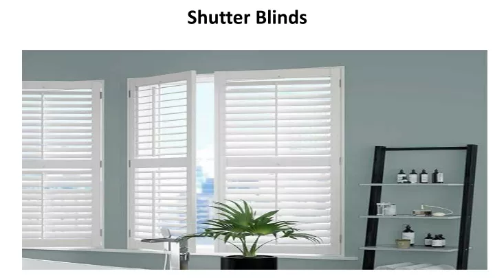 shutter blinds