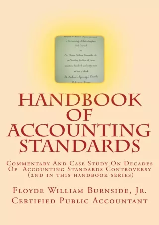 Handbook of Accounting Standards Handbooks of Accounting 2
